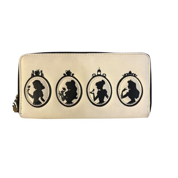 Loungefly Disney Princess Silhouette Quilted Zip-Around Wallet - Picture 1 of 9